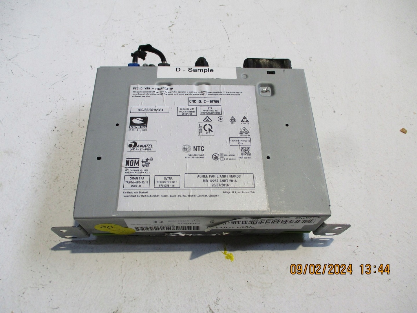 modul Navigation CITROEN DS7 9833499380