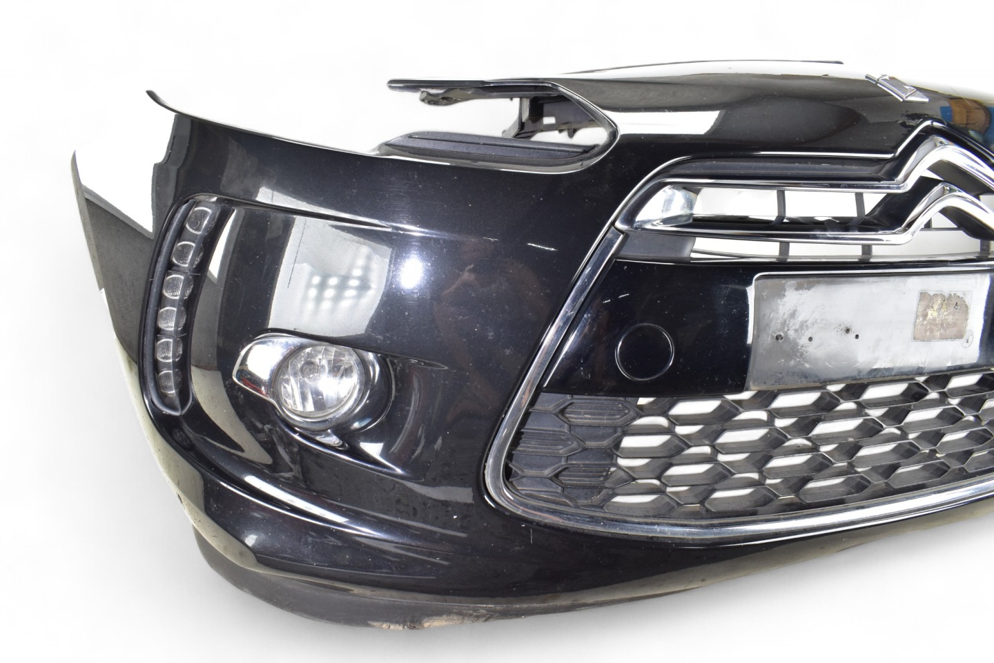 bumper front CITROEN DS3 2009-2016r. black EXL