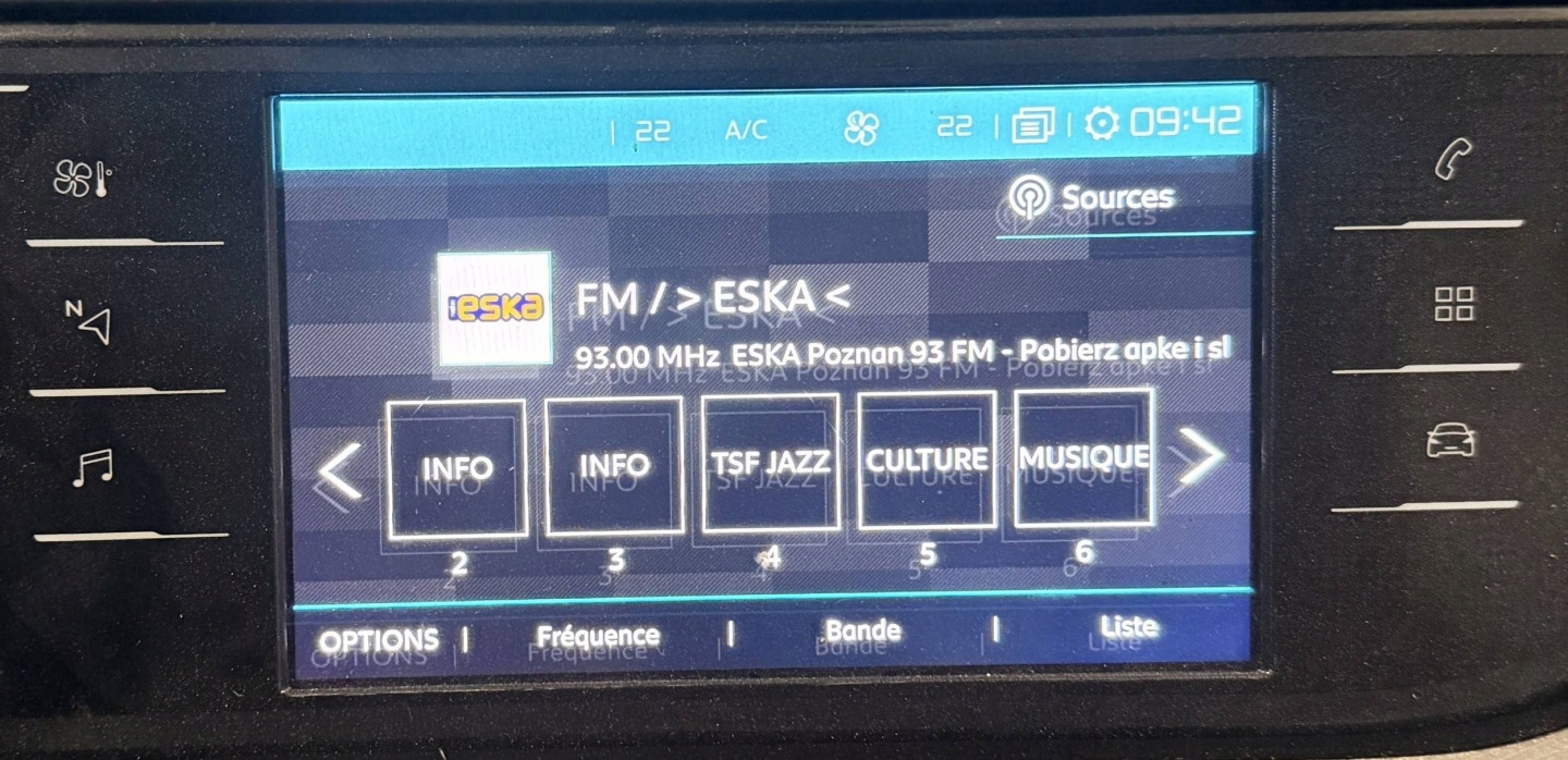 C4 Picasso II ekran display 9813040980