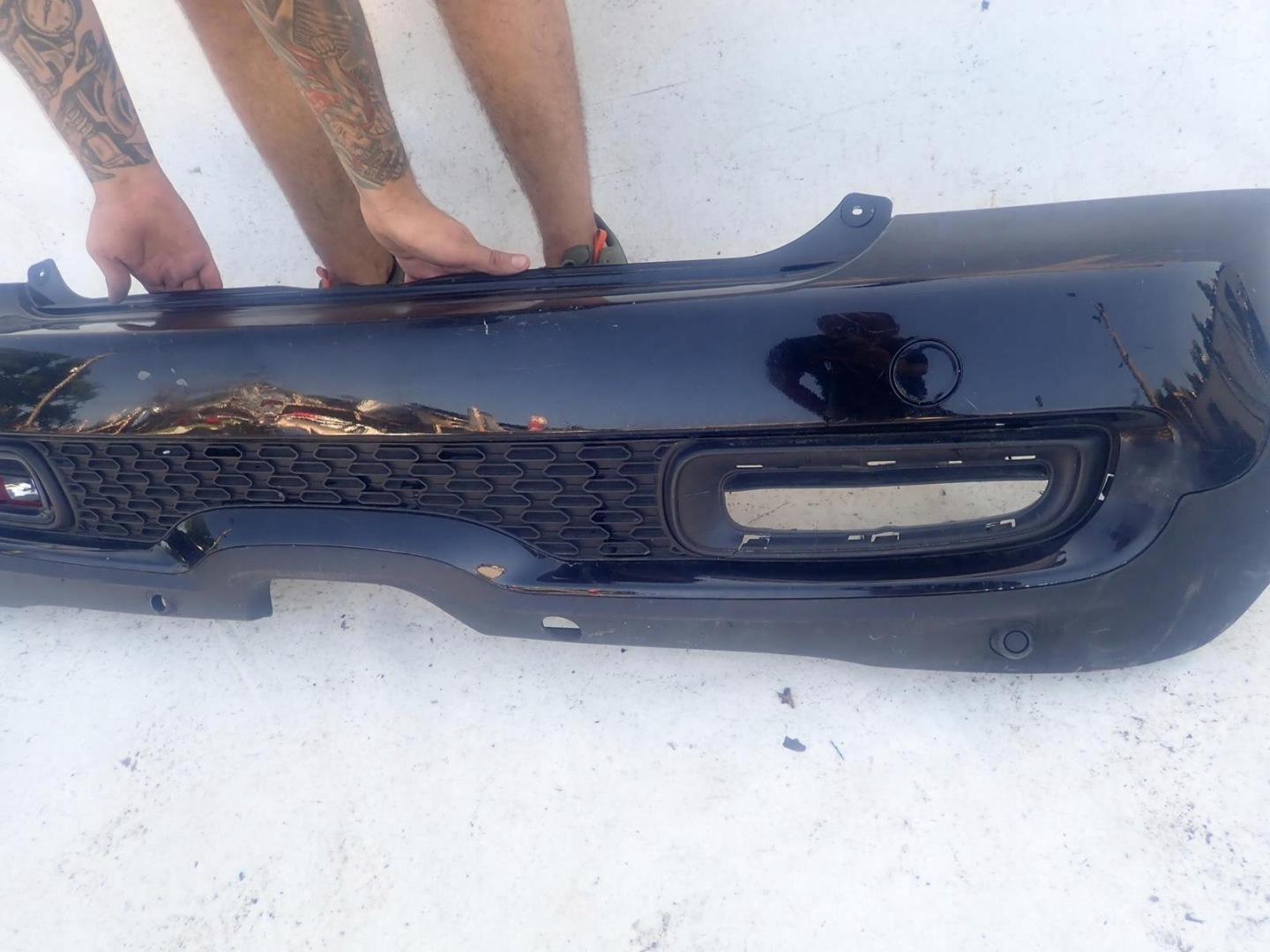 MINI COOPER II 2 R56 S LIFT 10-13 bumper rear part PDC