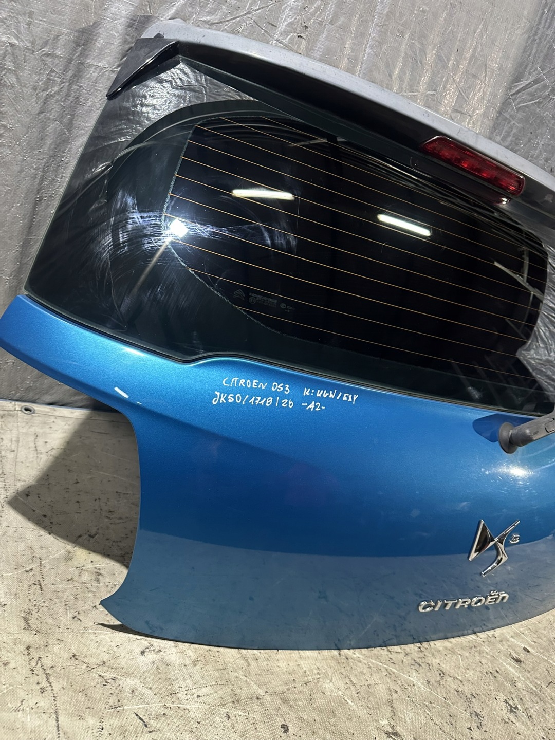 trunk door boot CITROEN DS3 KGW/EXY