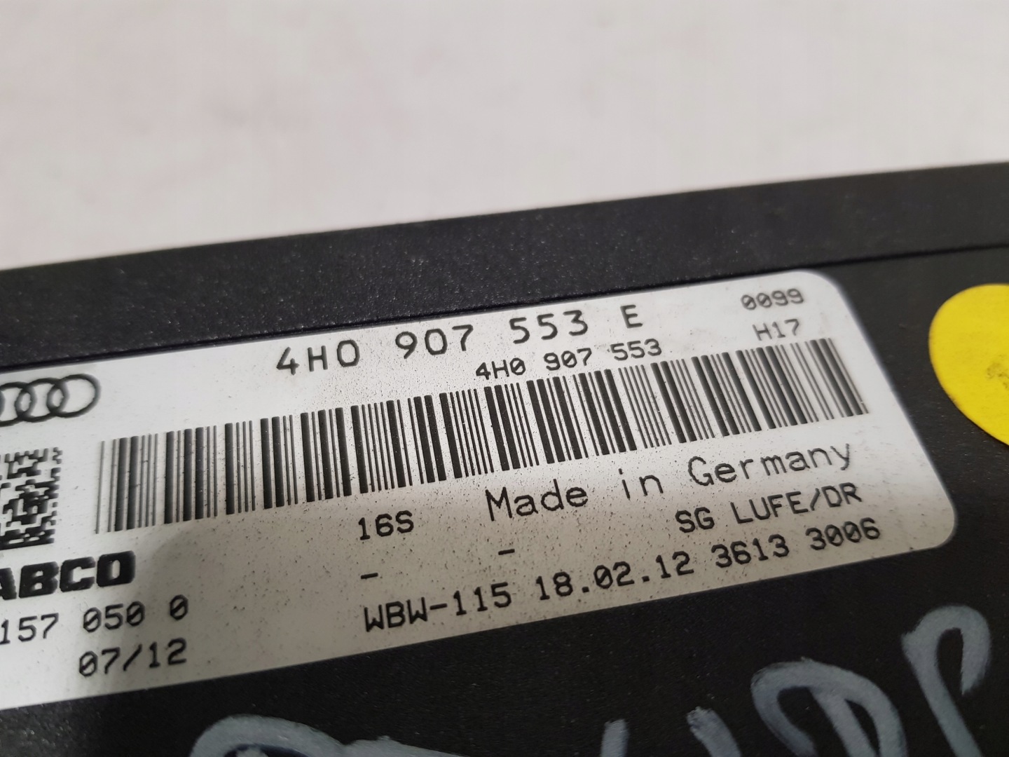 modulo Centralina Della sospensione AUDI A8 D4 4H0907553B