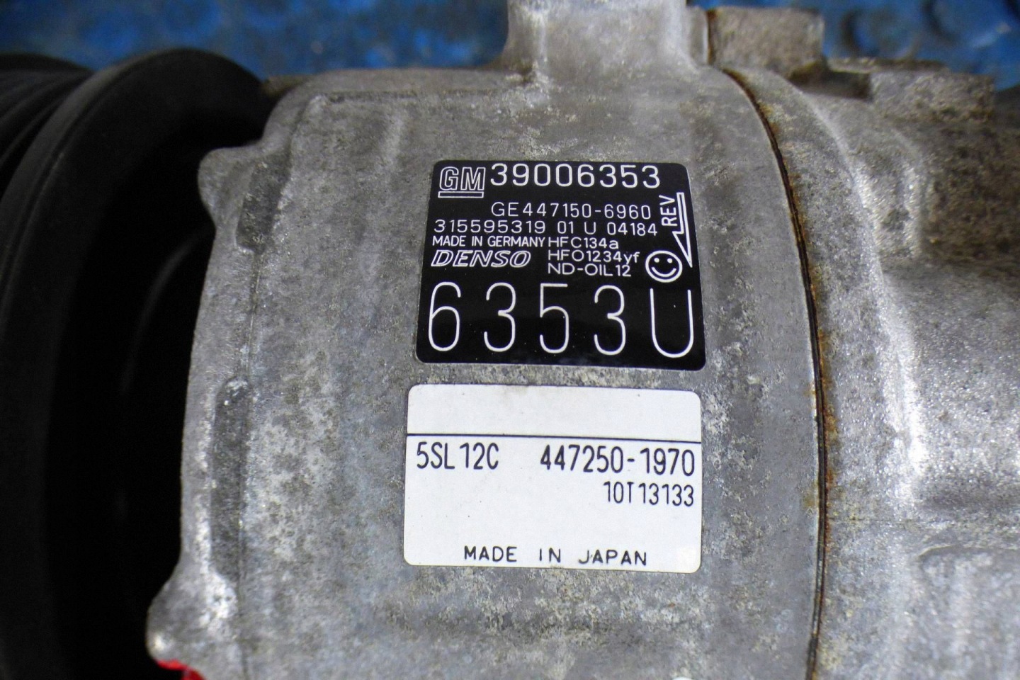 Opel Corsa E 1.4 B compressor; compressor of the air conditioning 39006353 st.BDB
