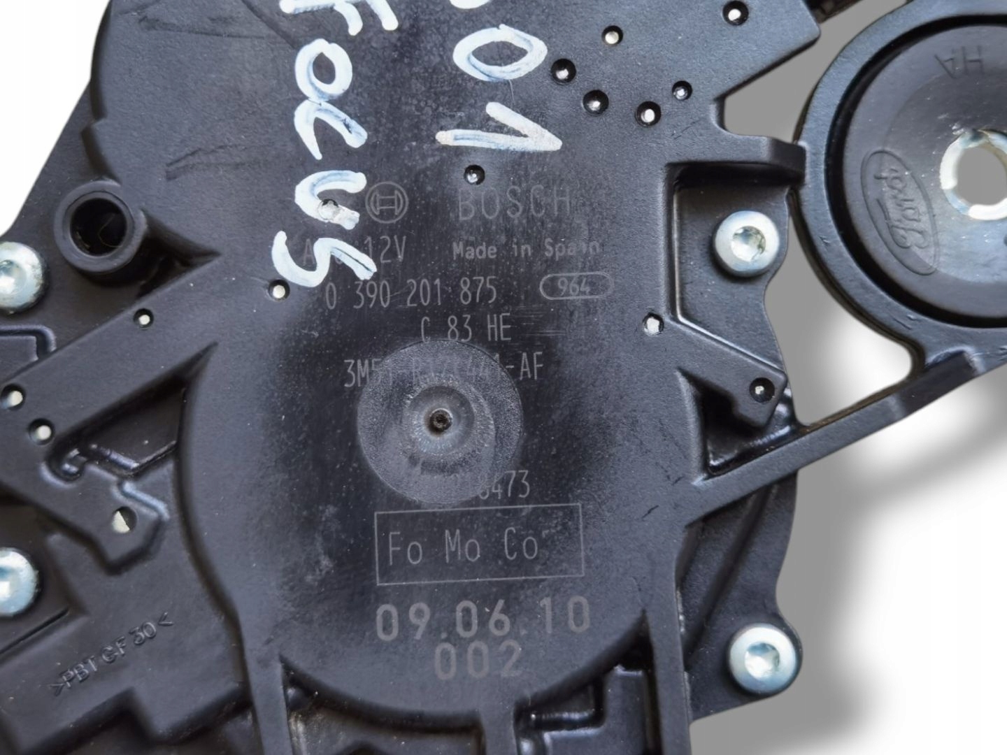 motor ablaktörlők ablak tylnej Ford Focus 2 facelift 2009
