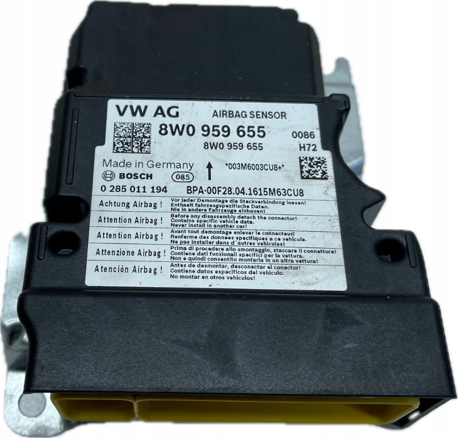 AUDI A4 B9 Module Airbag Airbag 8W0959655 0285011194