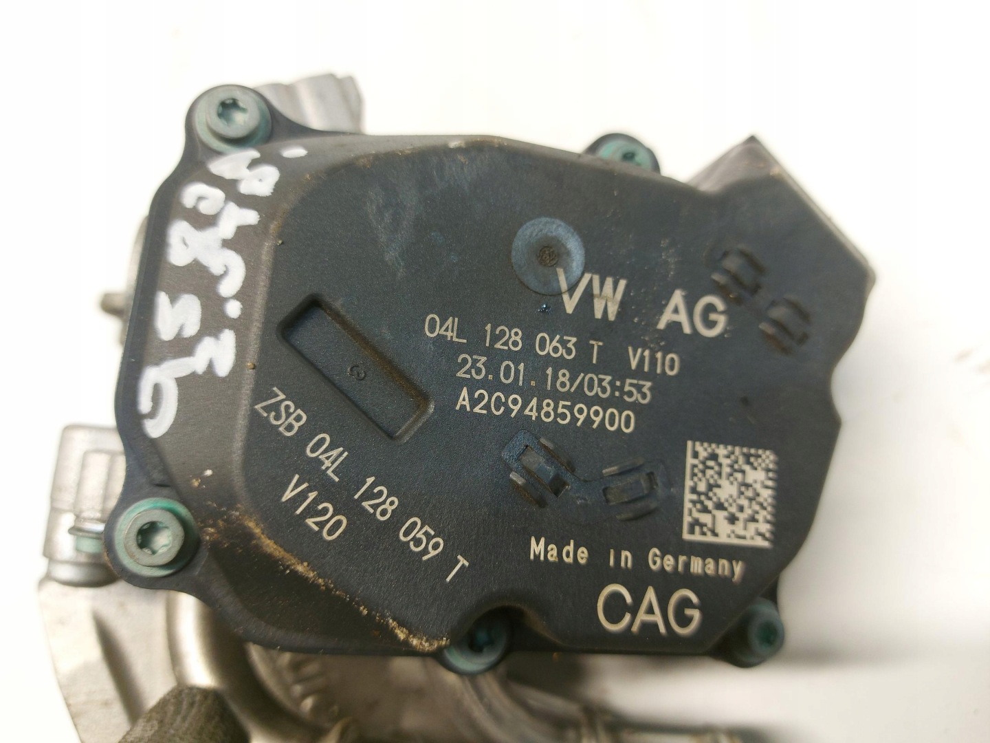 Audi Q5 80A 45 TFSI Valvola a farfalla 04L128063T