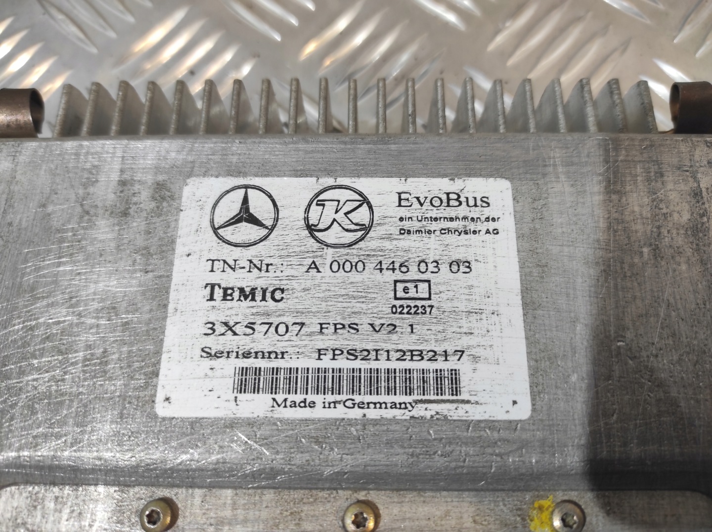 control unit module MERCEDES 3X5707 FPS V2.1 A 000 446 03 03 EVOBUS