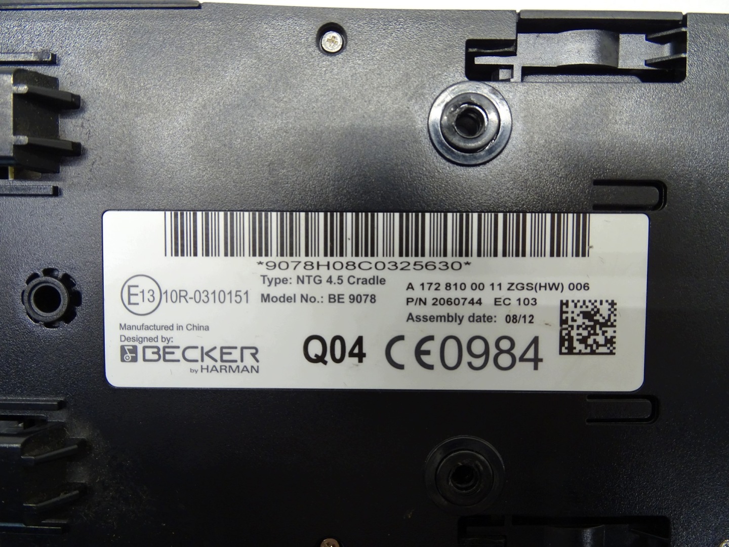 module control unit navigation MERCEDES W212 W176 W172 A1728100011 A1669008808