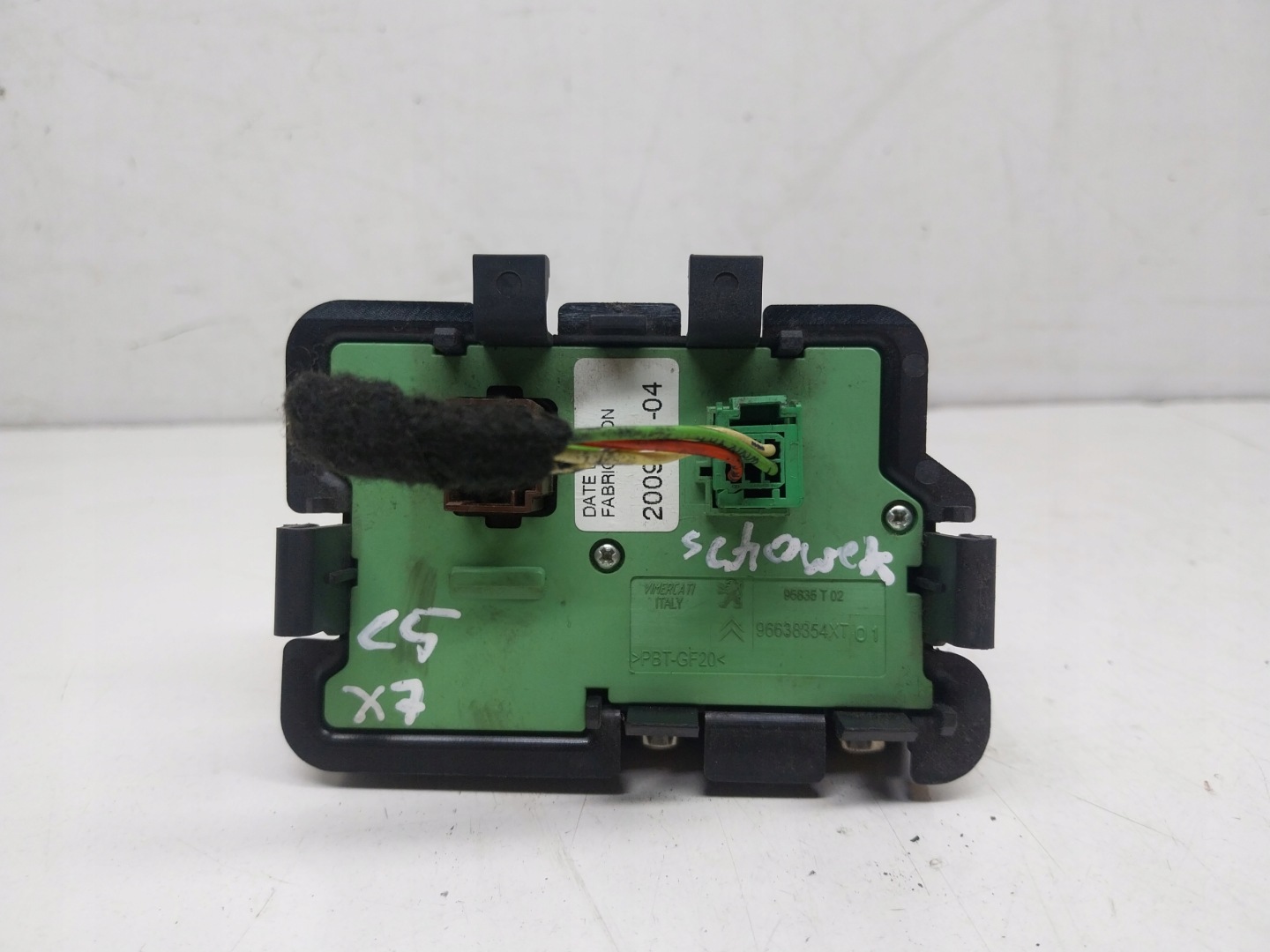CITROEN C5 III X7 player SIM AUDIO 96638354XT