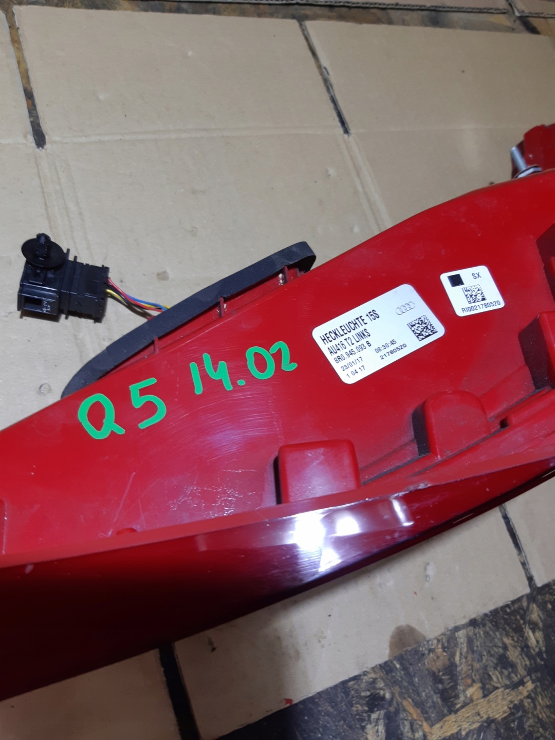 AUDI Q5 8R light left rear rear part LED USA 8R0945093B