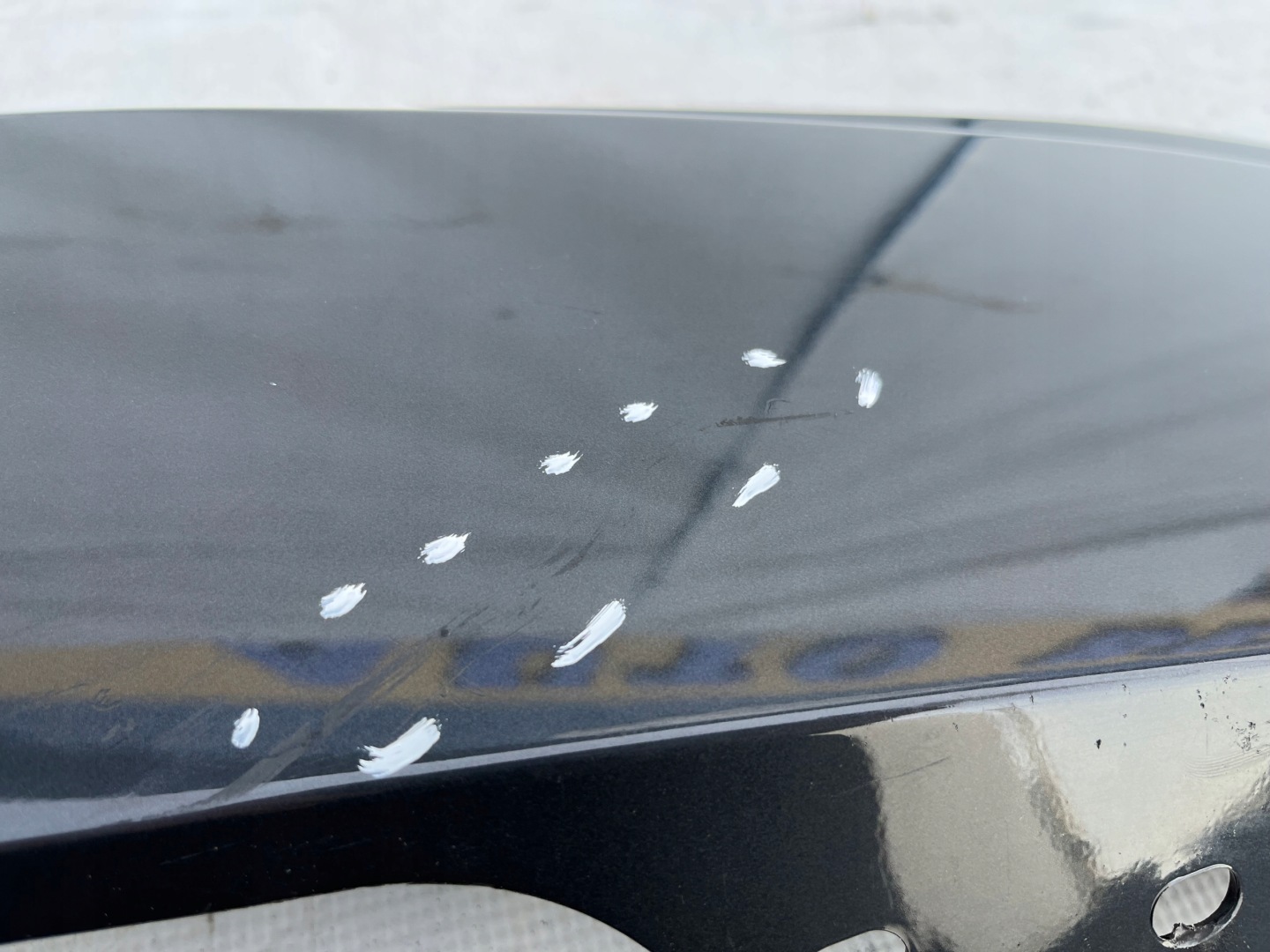 BMW F10/F11M-PAKIET diffusore Paraurti posteriore nero