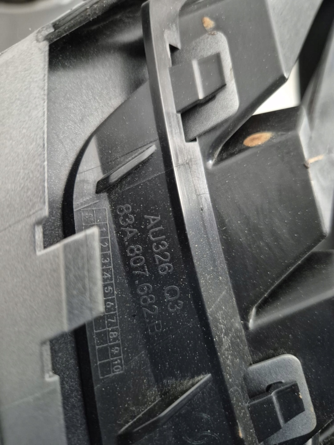 griglia Paraurti Destro AUDI Q3 II 83A807682B
