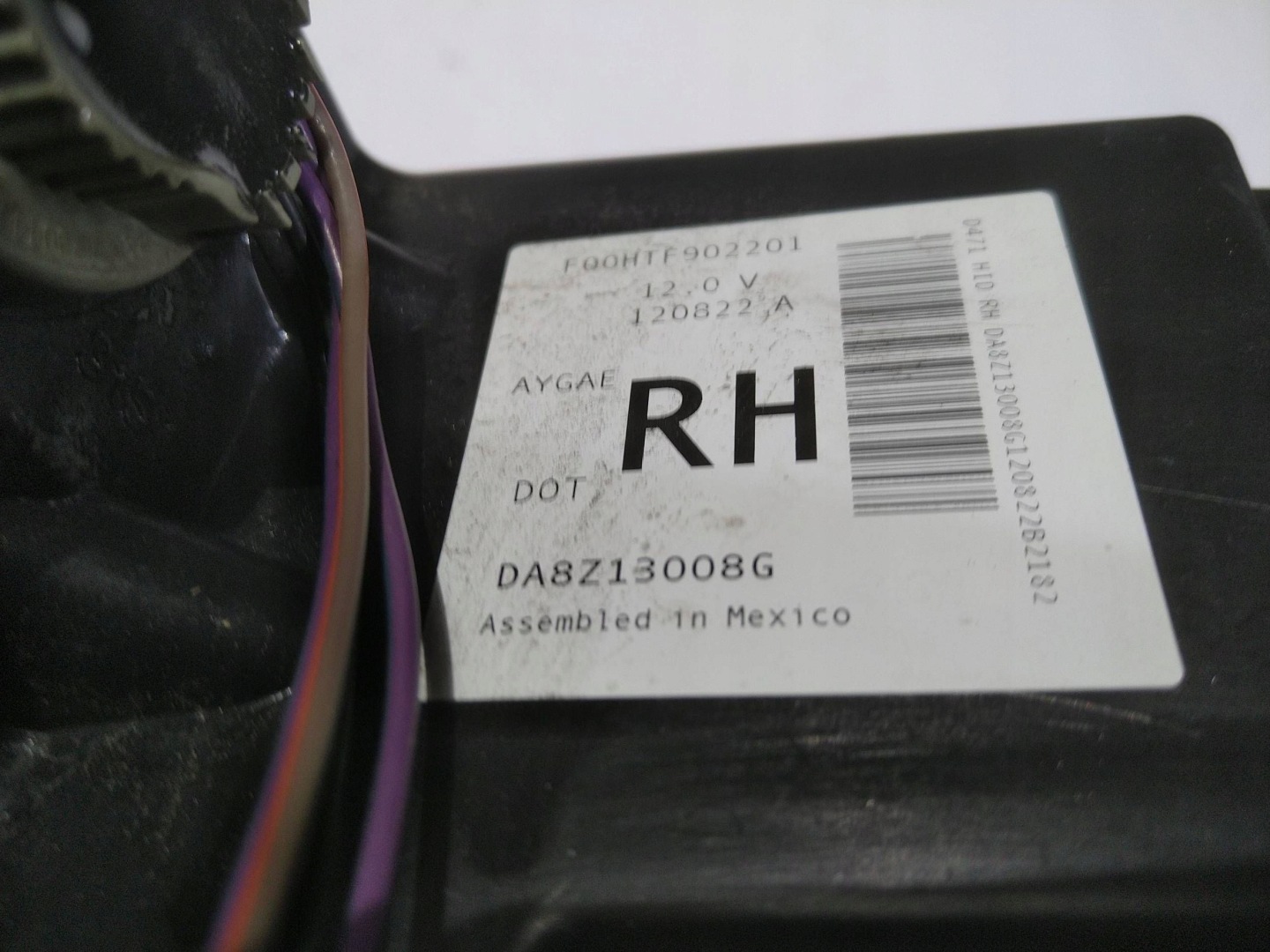 light right front front xenon reflektor Ford Flex 2013