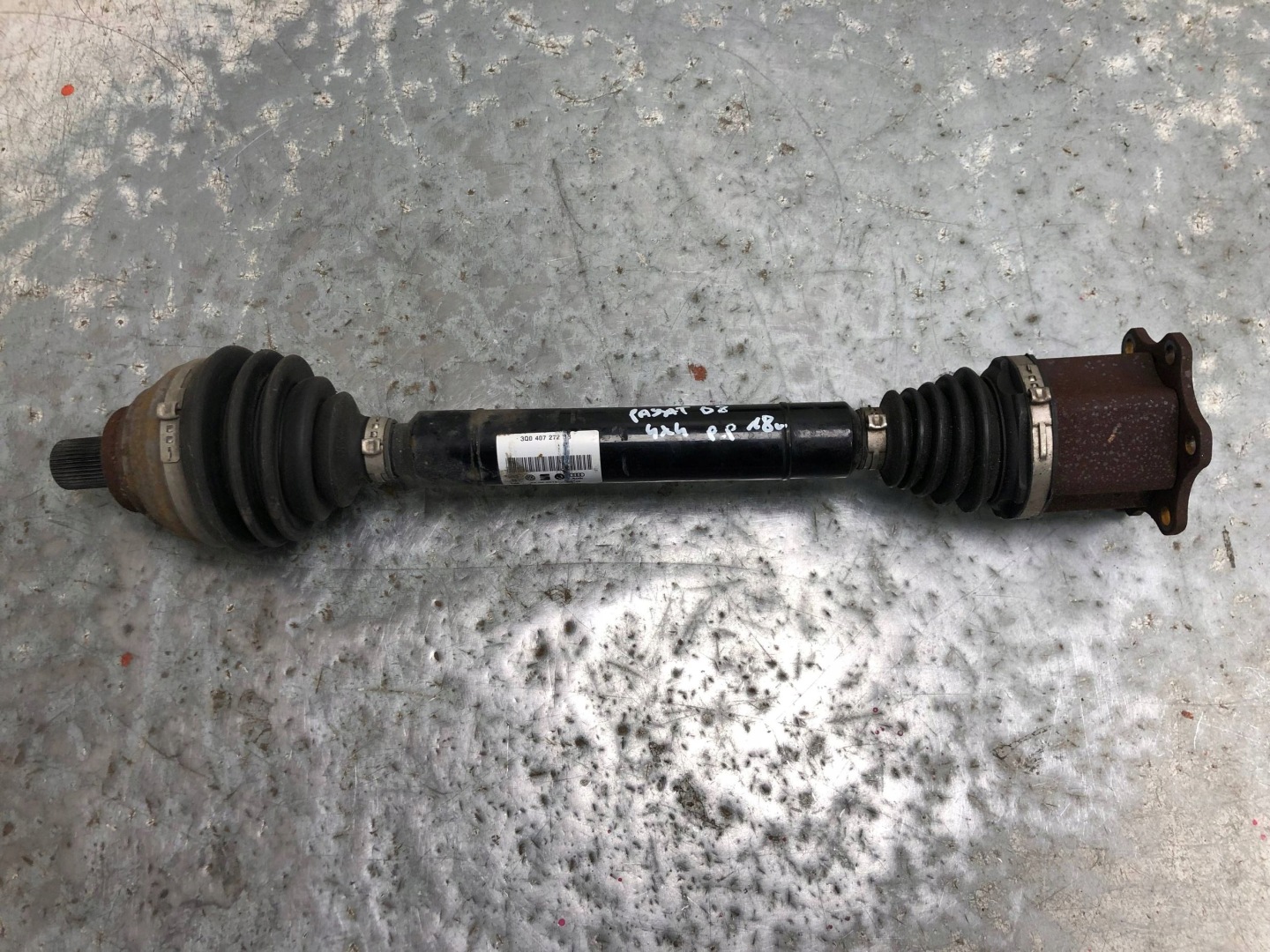 semi-axis right front 4x4 VW PASSAT B8 KOMBI 3Q0407272BB