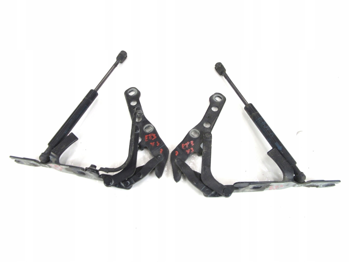 hinges damper bonnets front BMW e83 X3 KOMPLET