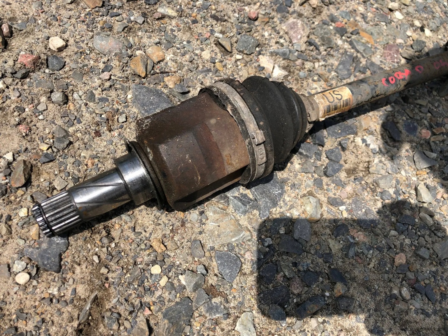 semi-axis left OPEL CORSA D