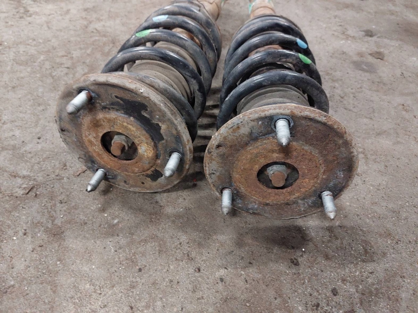shock absorber + spring left front + right front LEXUS IS II