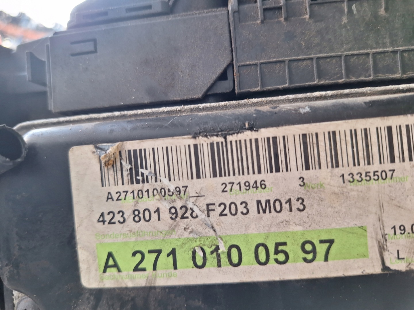 MERCEDES C-KLASA W203 E-KLASA W211 engine 1.8 compressor; 140KM 271946