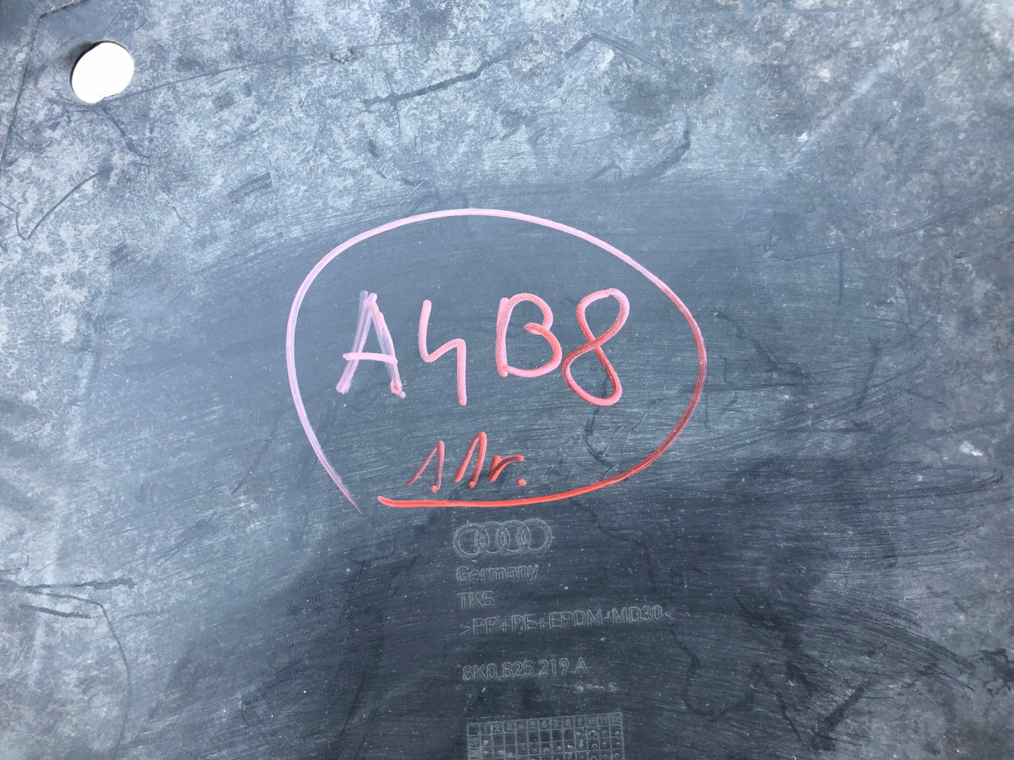 Blende Abdeckung Unterfahrschutz AUDI A4 B8 8K0825219A