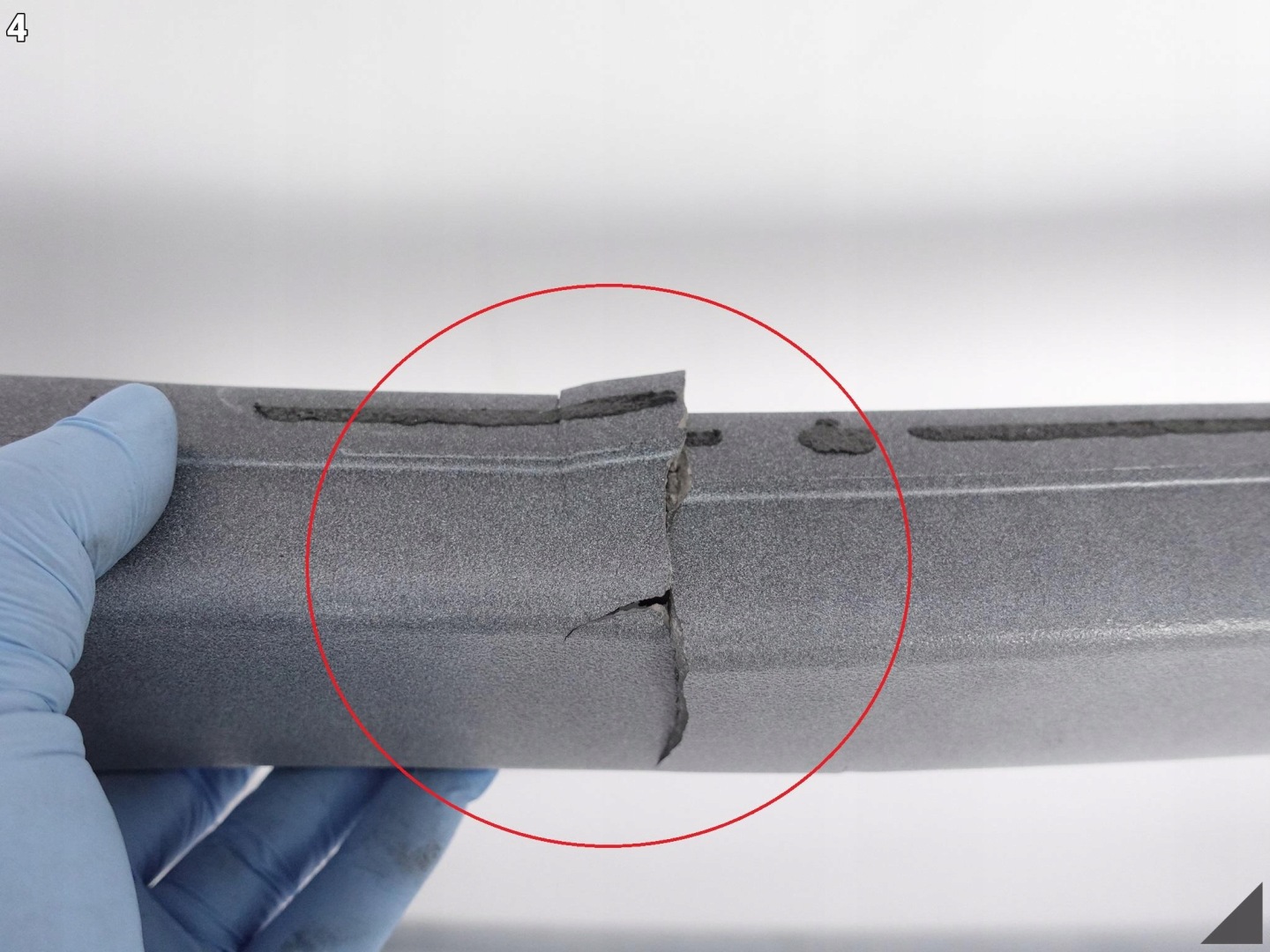 TESLA MODEL X 15- door support RAMA right rear part