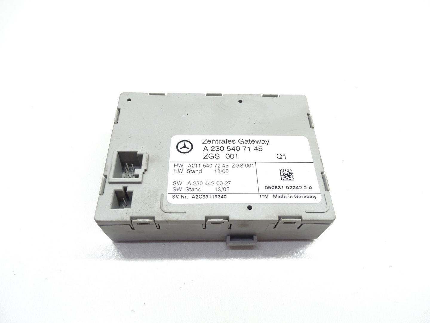 module control unit GATEWAY MERCEDES R230 A2305407145