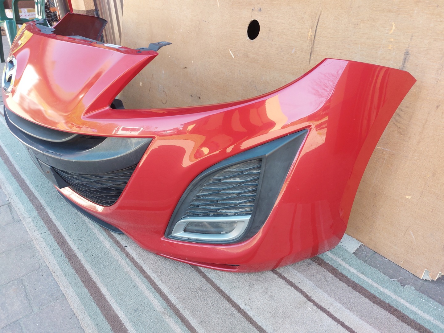bumper front MAZDA 3 BL 09-11r red 27A