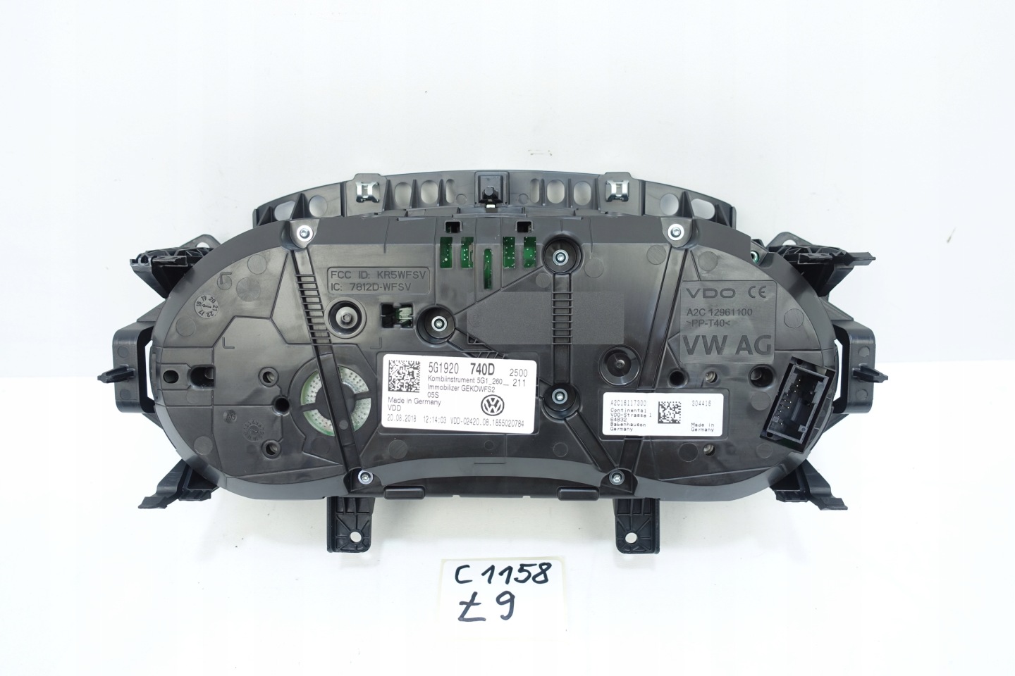 dials dials VW GOLF VII 7 5G 63032KM 5G1920740D