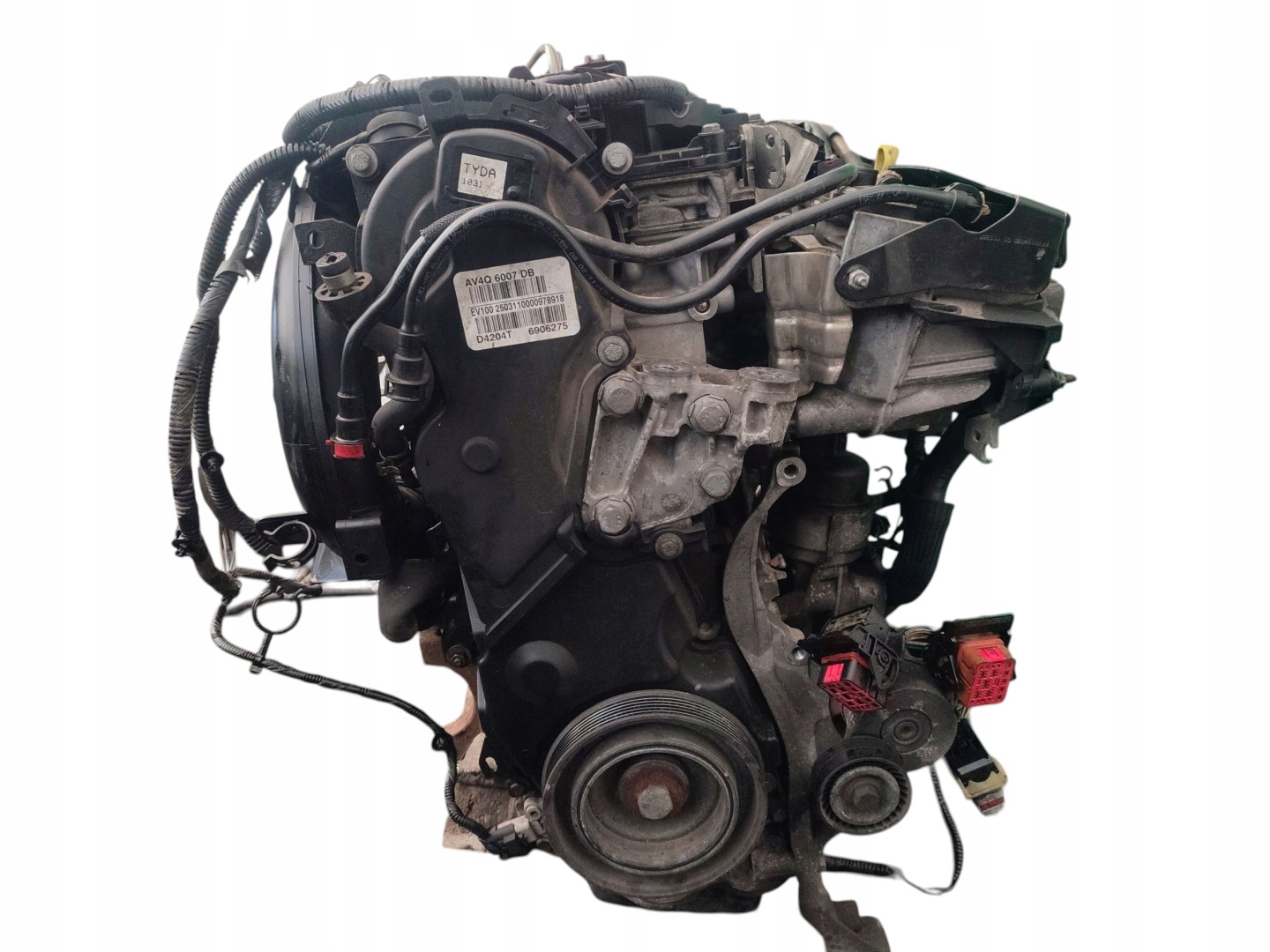 engine complete FORD C-MAX MK2 2.0 TDCI 115KM 85kW TYDA 231 TYS FILM