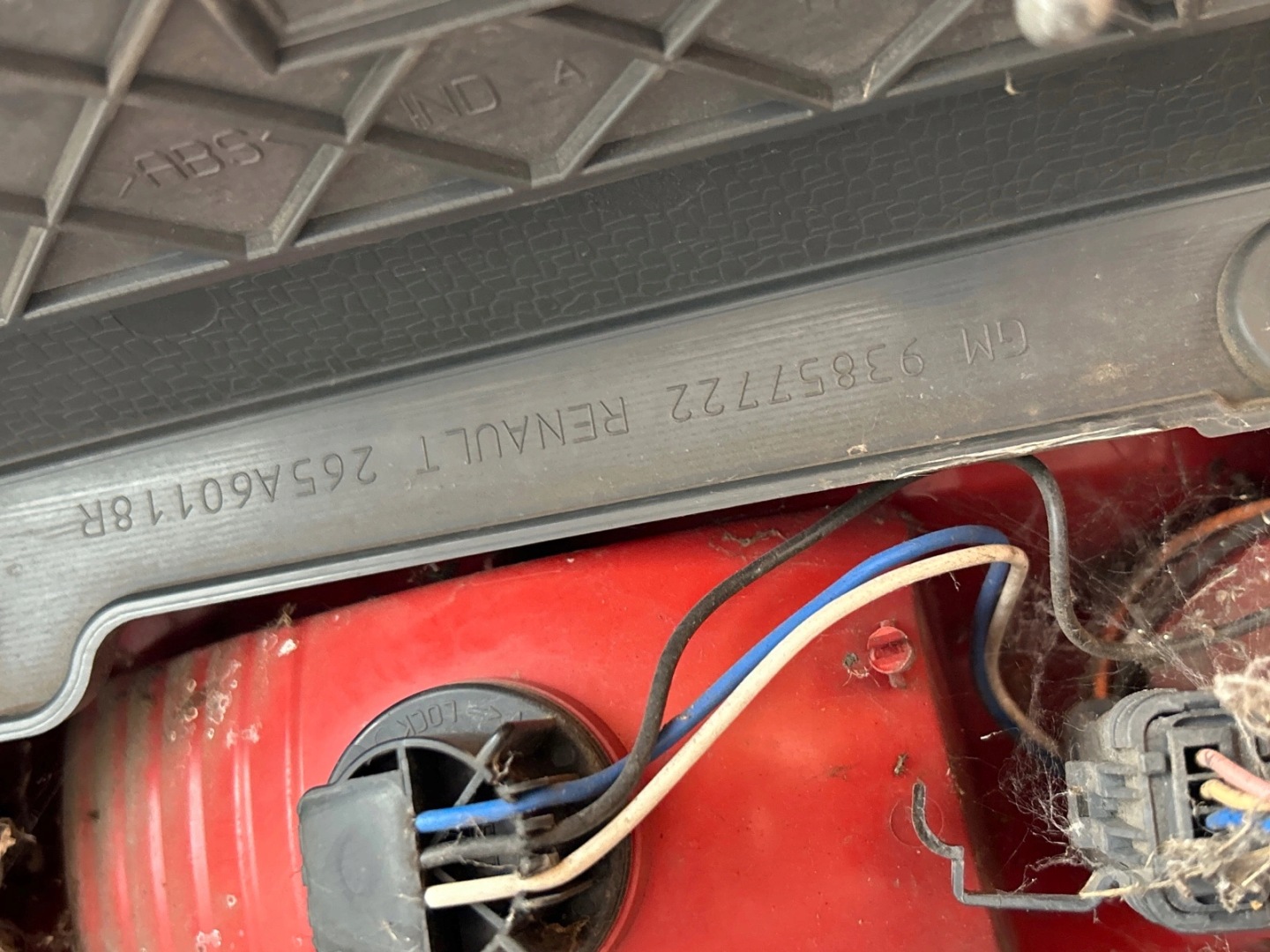 light rear part rear left Renault Trafic II Vivaro A Primastar Lift