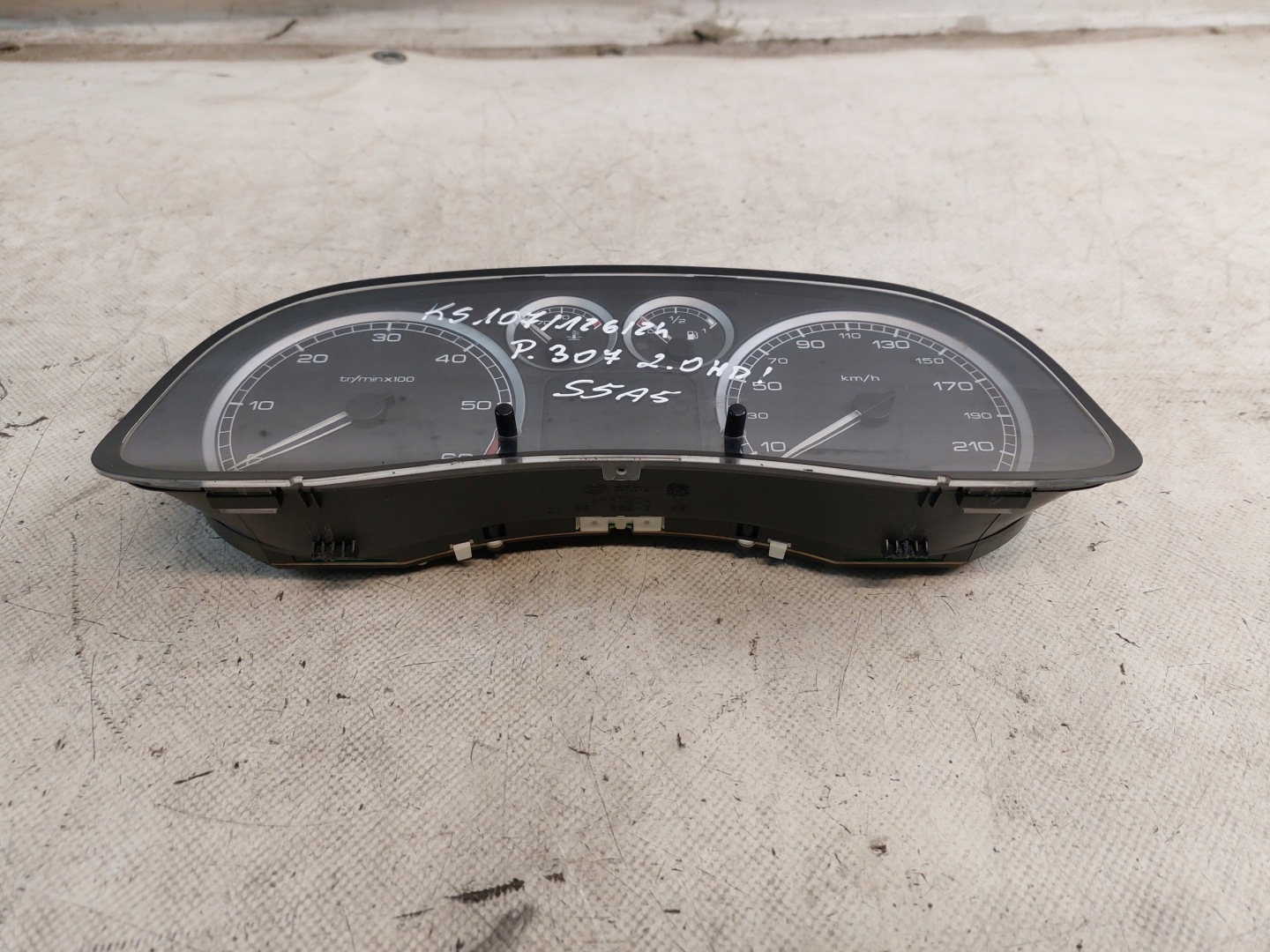 dials PEUGEOT 307 2.0HDI
