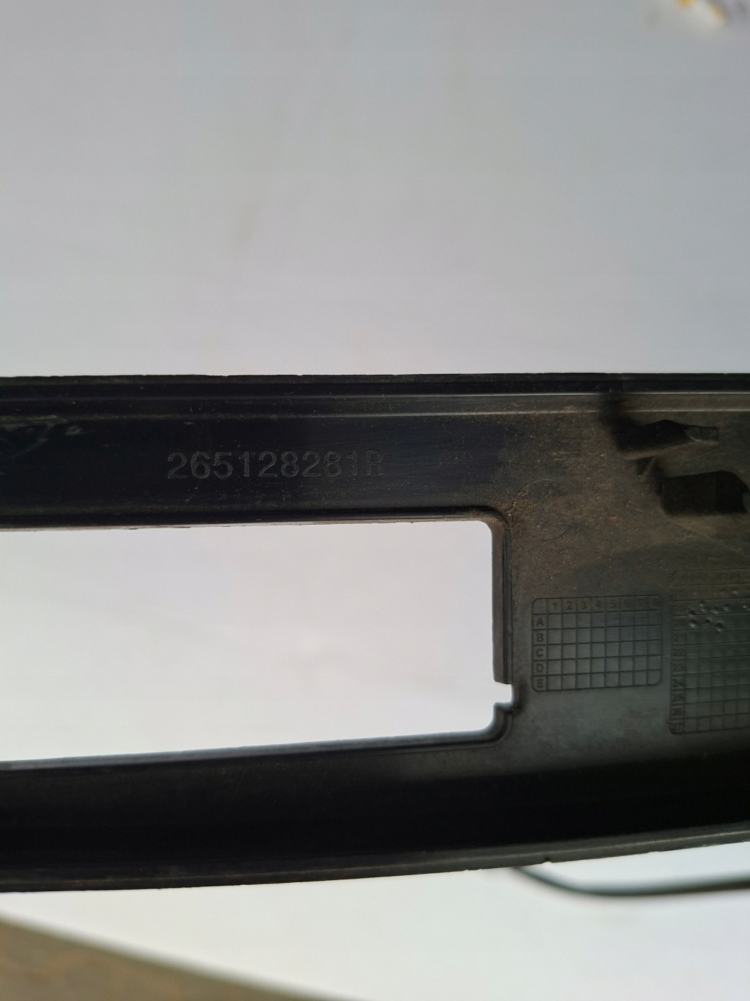 cap bonnet boot RENAULT KADJAR 265128281R