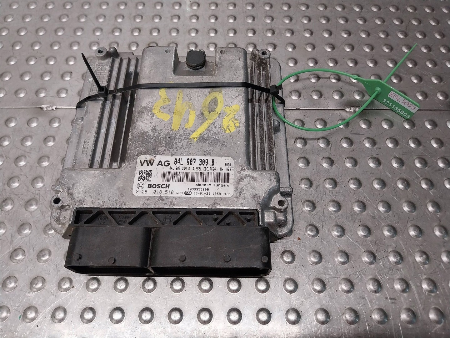 computer control unit of the engine 04L907309B GOLF VII LEON III OCTAVIA III 1.6 TDI