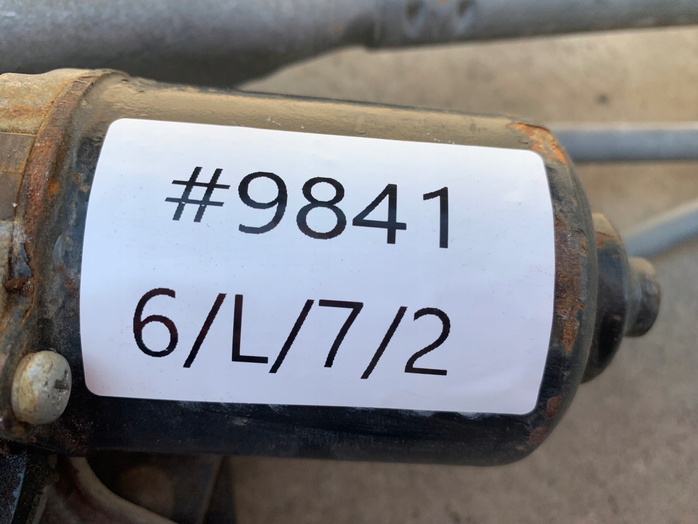 LEXUS RX350 wiper mechanism front
