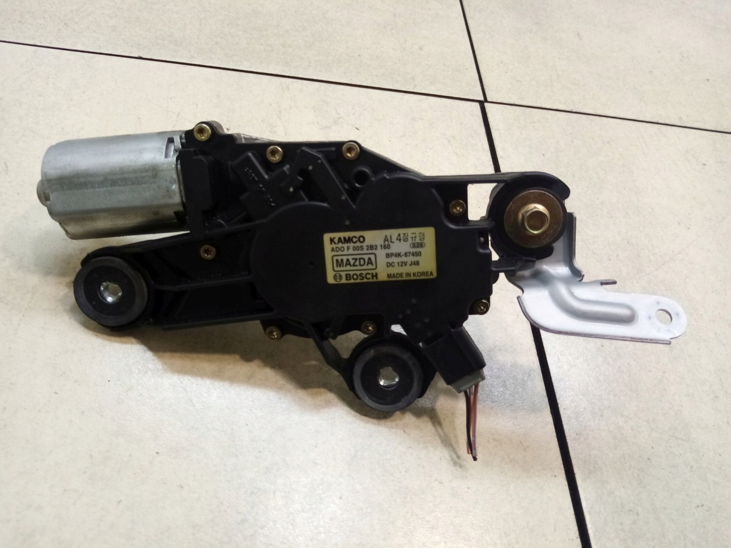 Motor des Scheibenwischers heckklappe heck MAZDA 3 1.6 TDCI