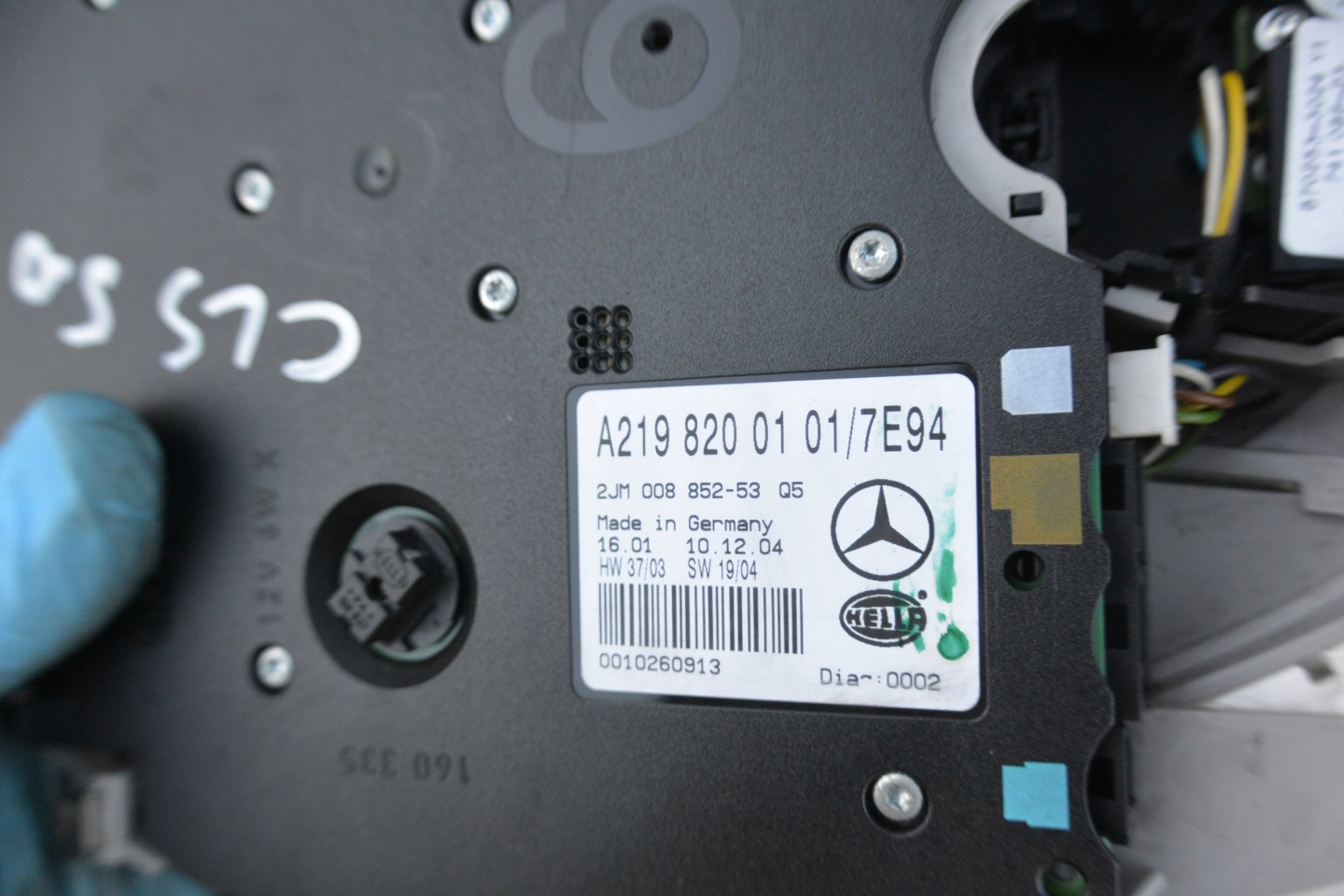 MERCEDES CLS 219 Licht Dachhimmel Dachverkleidung Schiebedach SATYN BDB