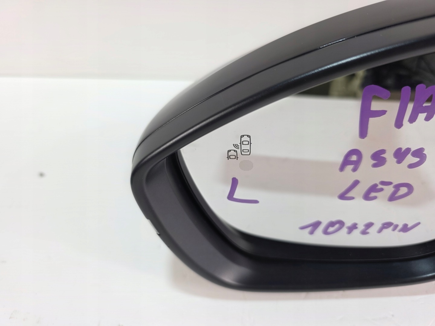 mirror left FIAT 600 12PIN ASYSTENT LED