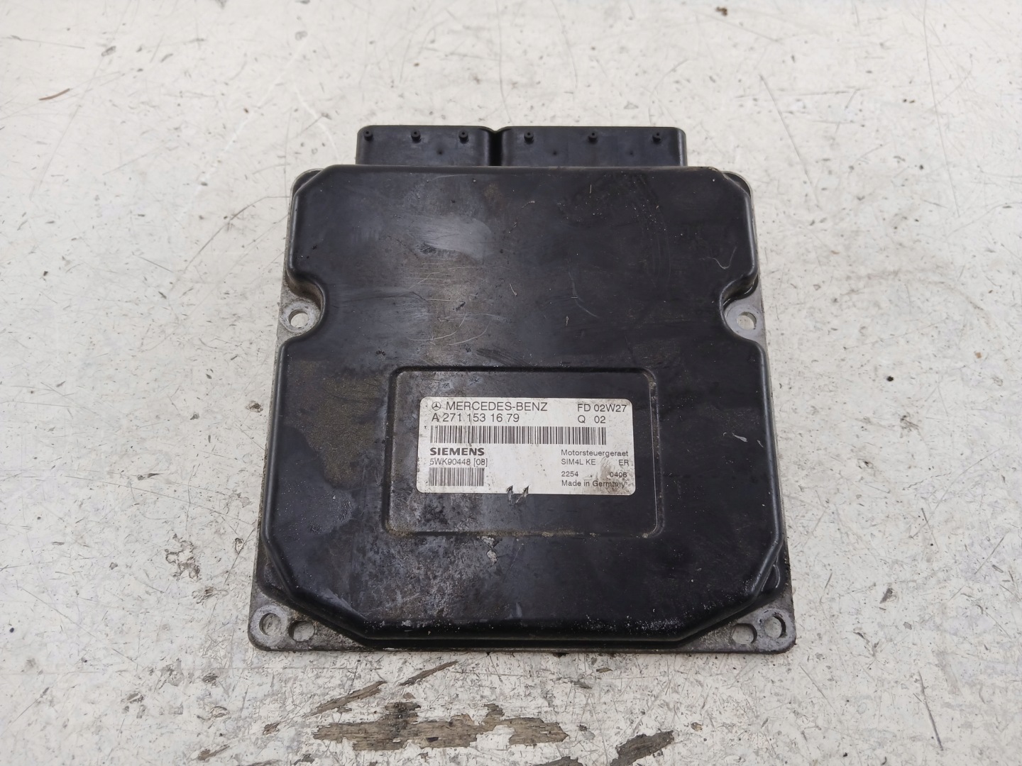 MERCEDES W203 1.8 K control unit computer of the engine A2711531679
