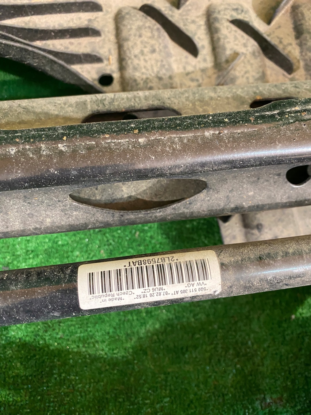 sider rear rear part springing AUDI Q3 II 83A LIFT