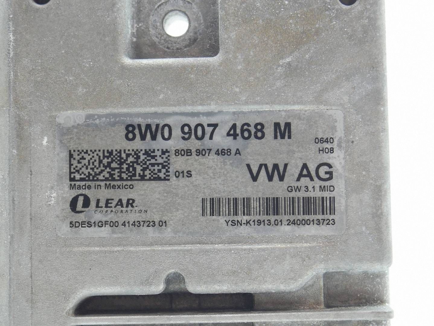 module control unit GATEWAY AUDI A4 B9 A5 F5 8W 8W0907468M