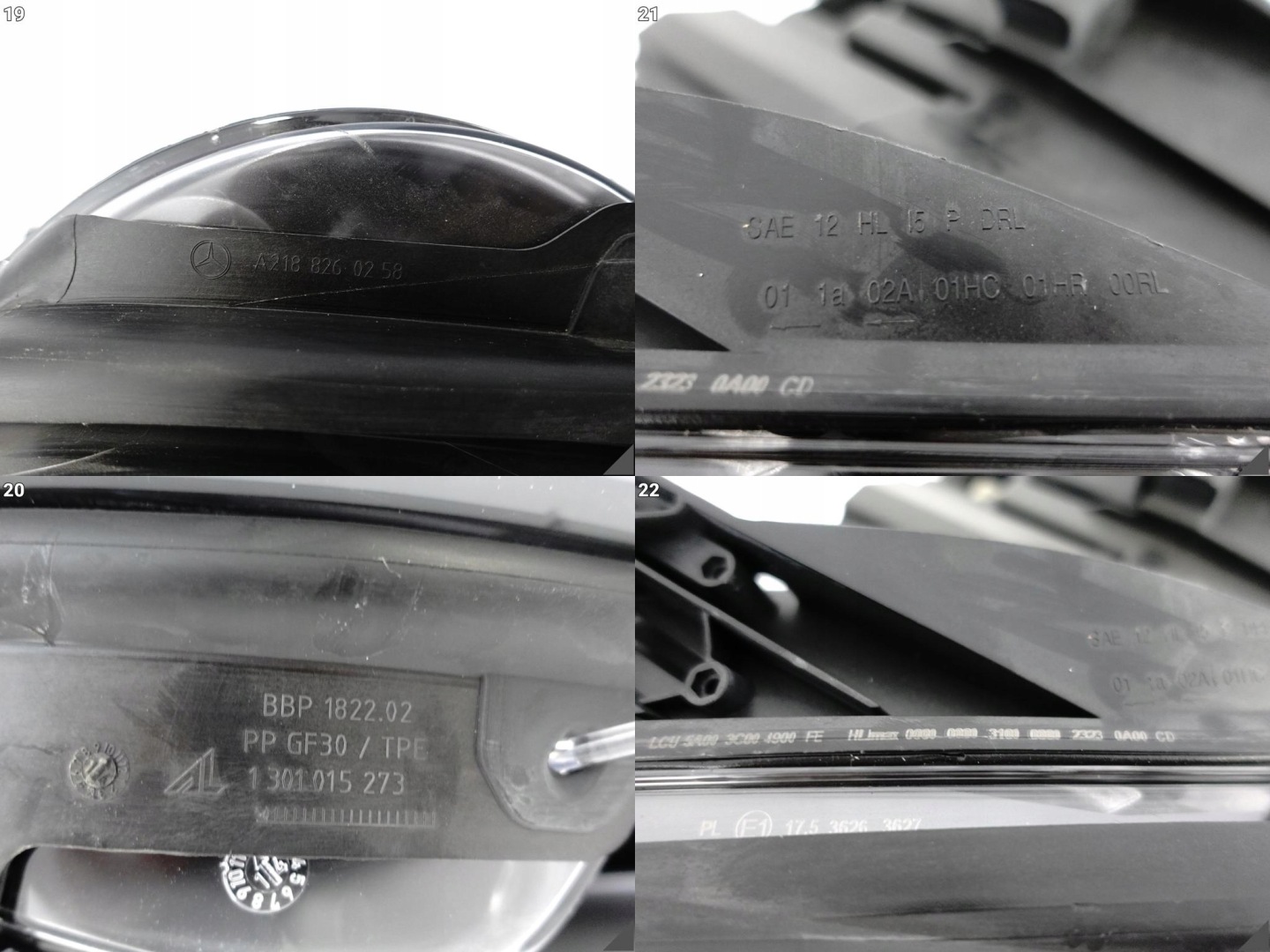 MERCEDES CLS C218 X218 W218 10-14 light FULL LED HIGH PERFORMANCE right UK