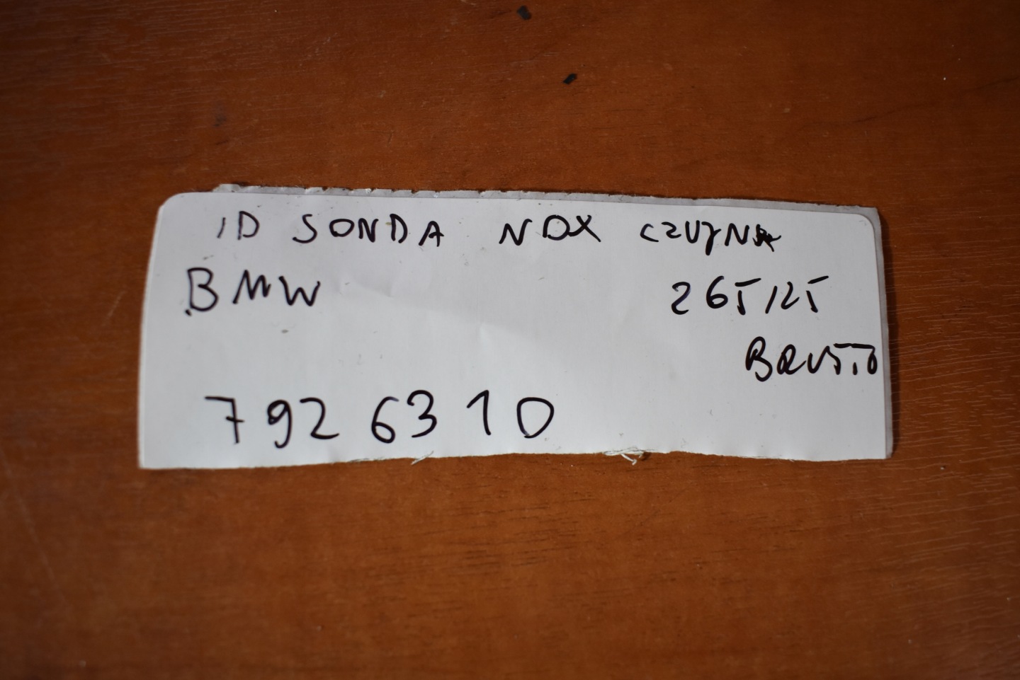 IDEALNA SONDA sensor NOX BMW 1