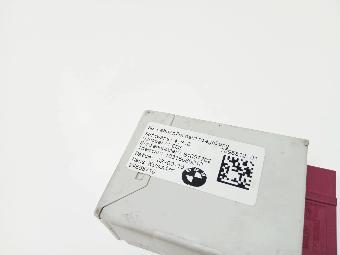 module control unit seat BMW F45 F48 7396812