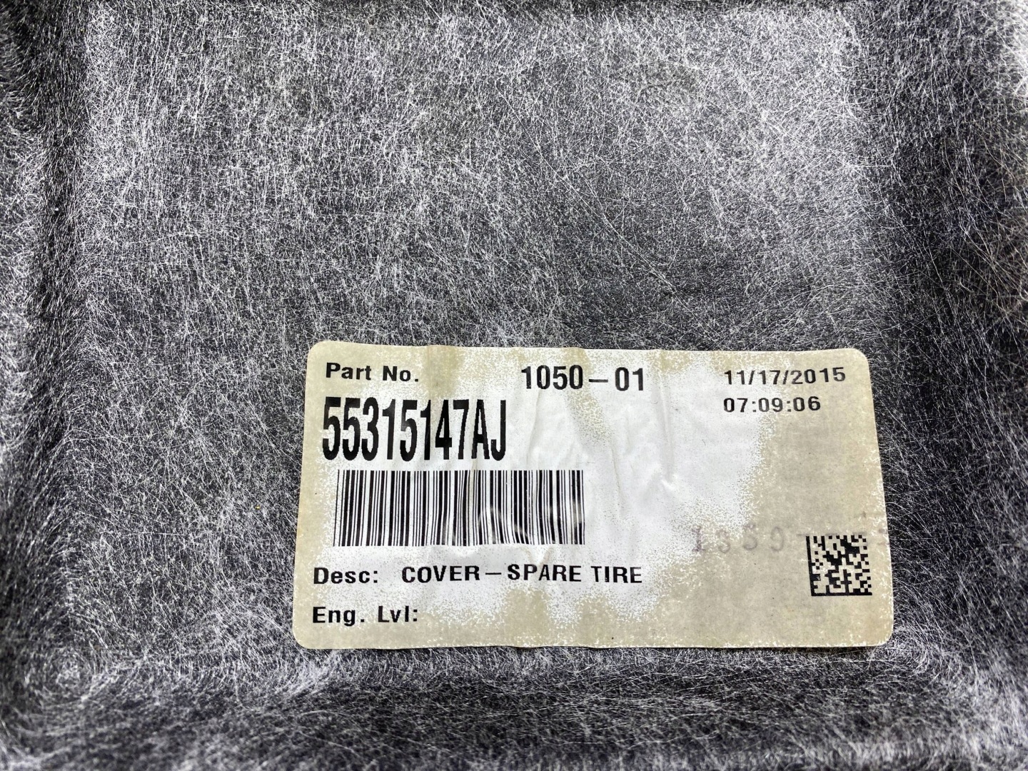 floor mats boot Dodge Charger 2015+