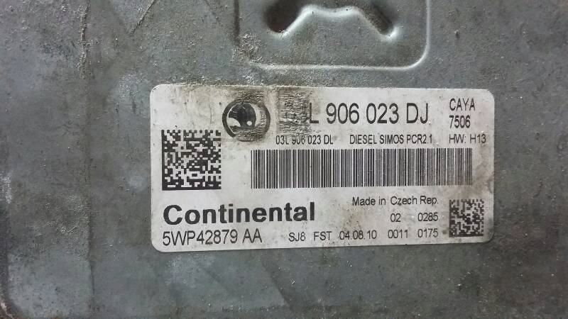 computer 1.6 TDI FABIA II 03l906023dj