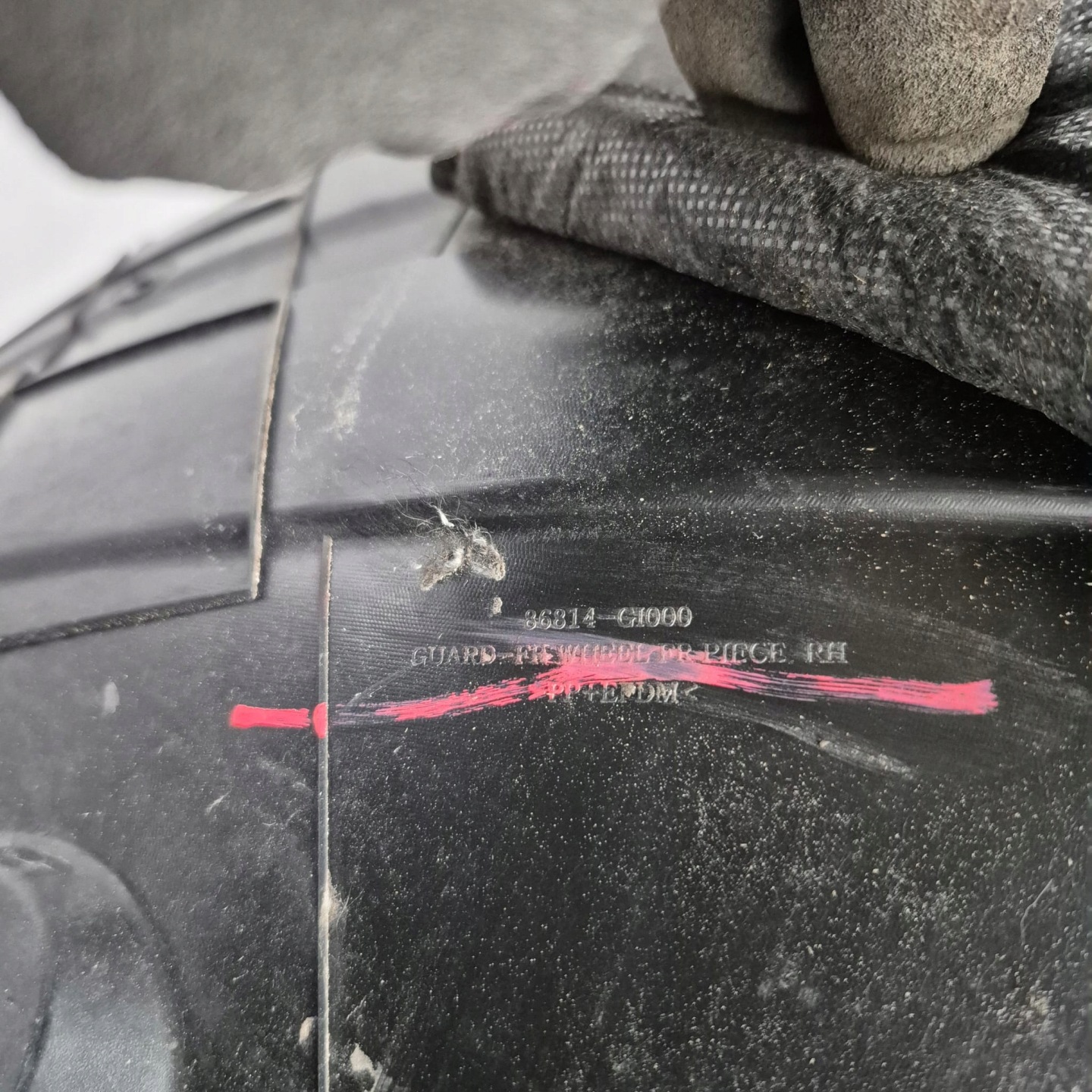 HYUNDAI IONIQ V 5 21- mudguard right front front 86814-G1000