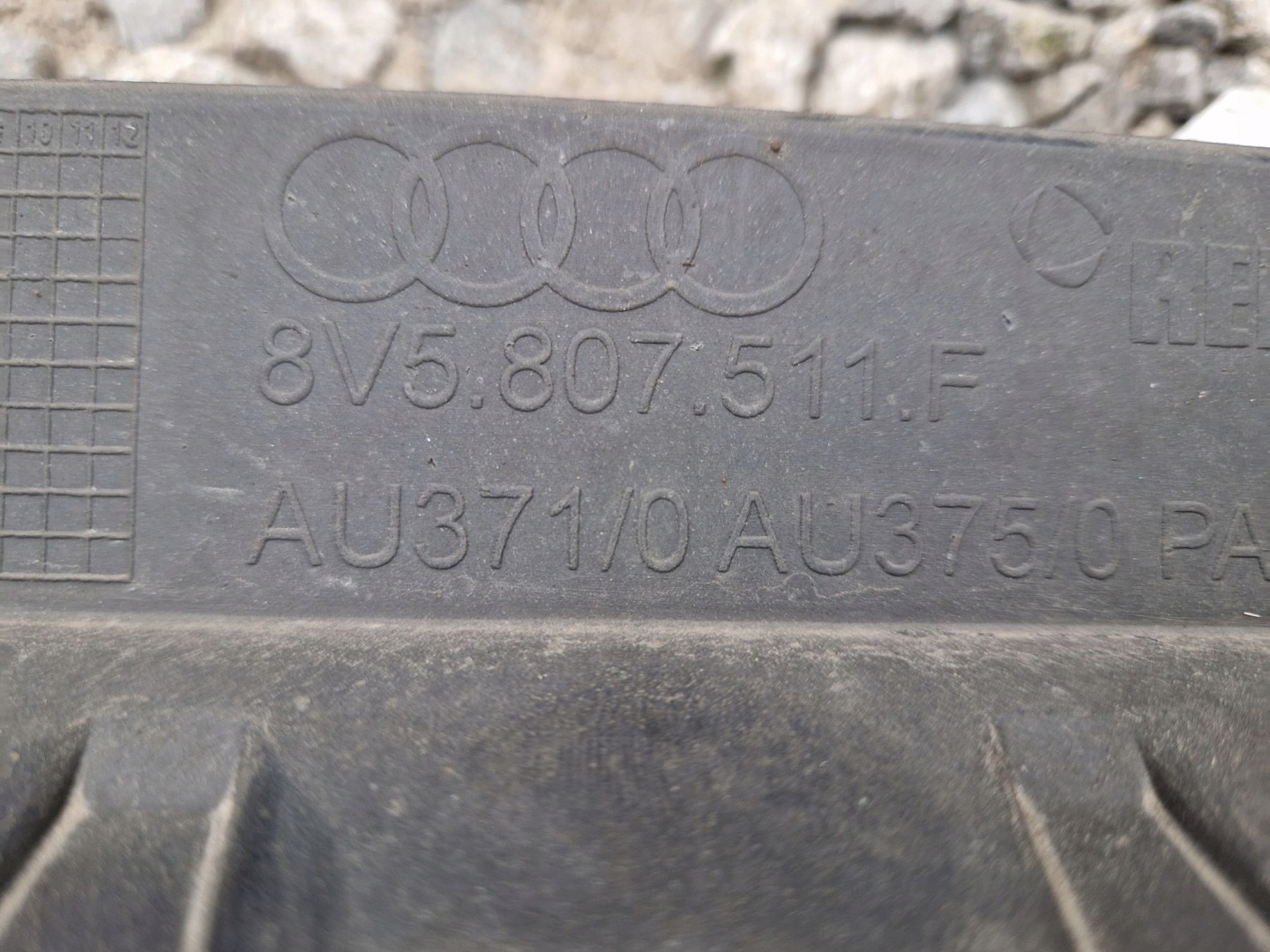 bumper rear AUDI A3 LIFT sedan 2016R-> 8V5