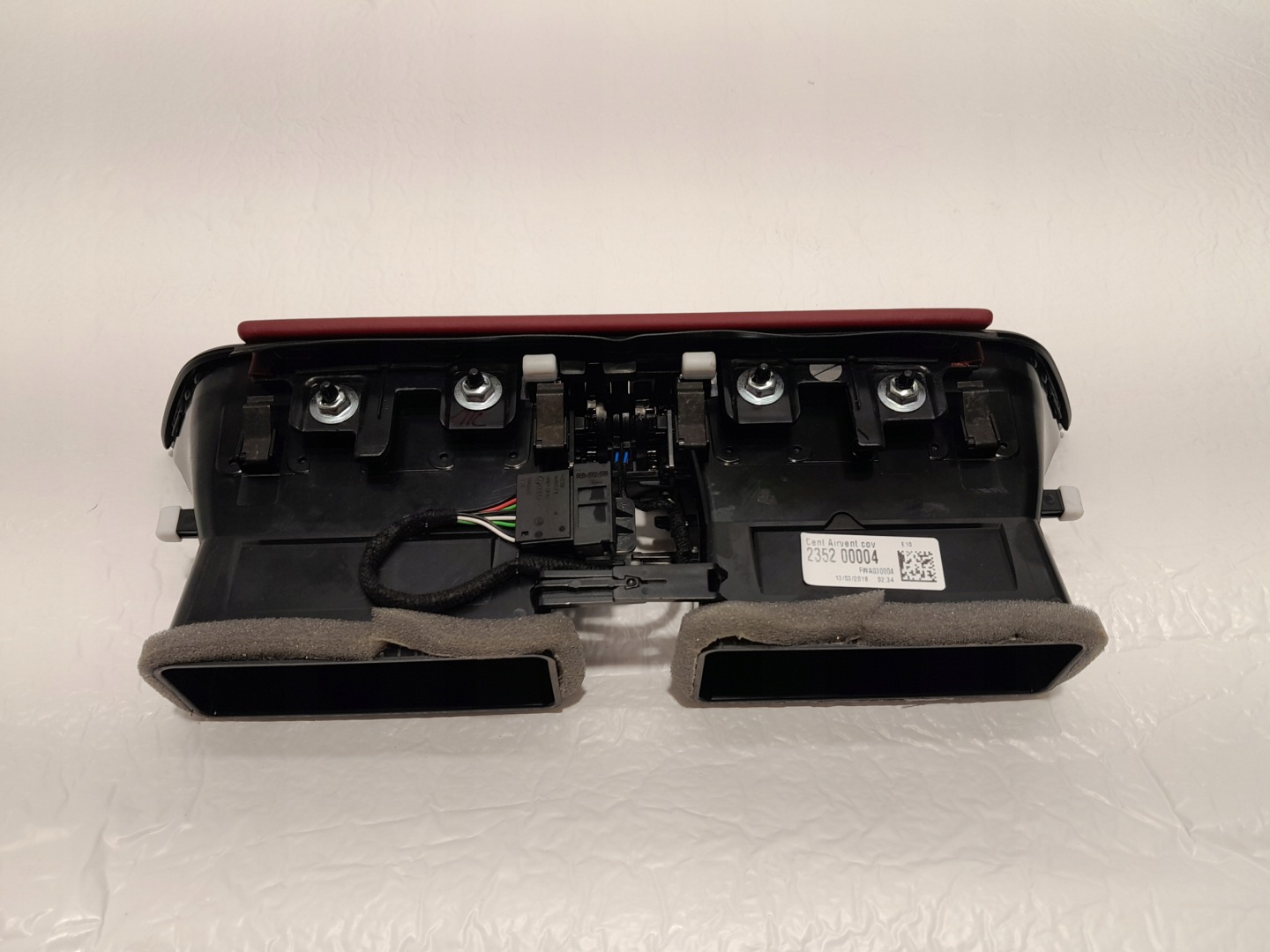 PORSCHE CAYENNE 9Y grid air conditioning devices consoles 9Y0820701A