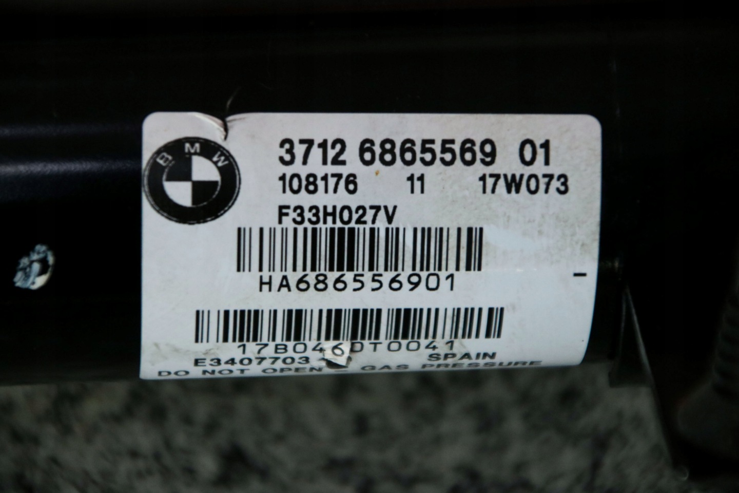BMW F33 shock absorber right left rear part VDC 6865569