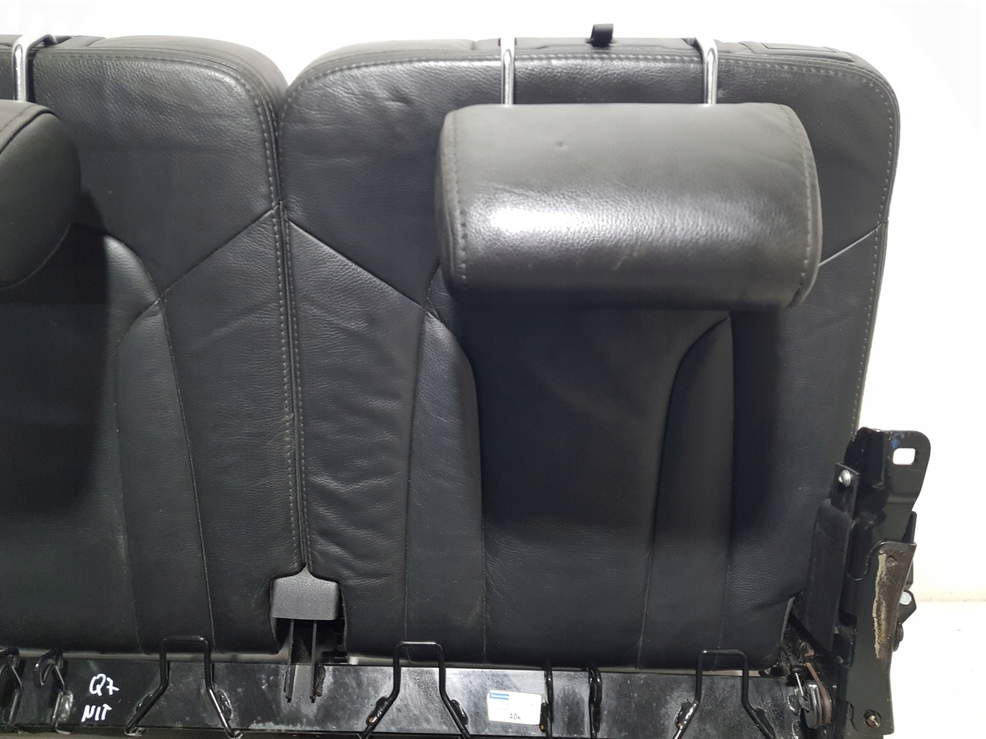AUDI Q7 4L seats boot 3 RZAD 7 OSOBOWE black,