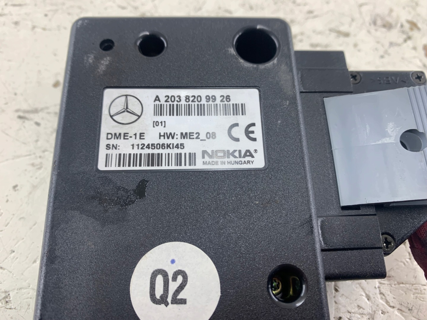 MERCEDES W203 module control unit TELEFONU A2038209926
